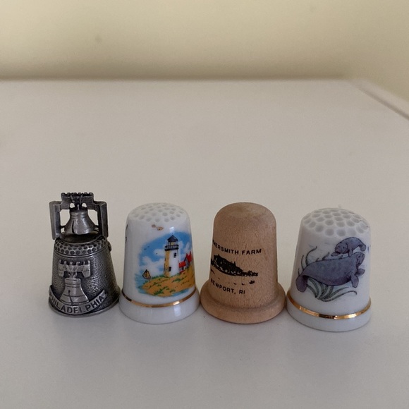 Set of 15 Thimbles US Locations - Picture 3 of 5